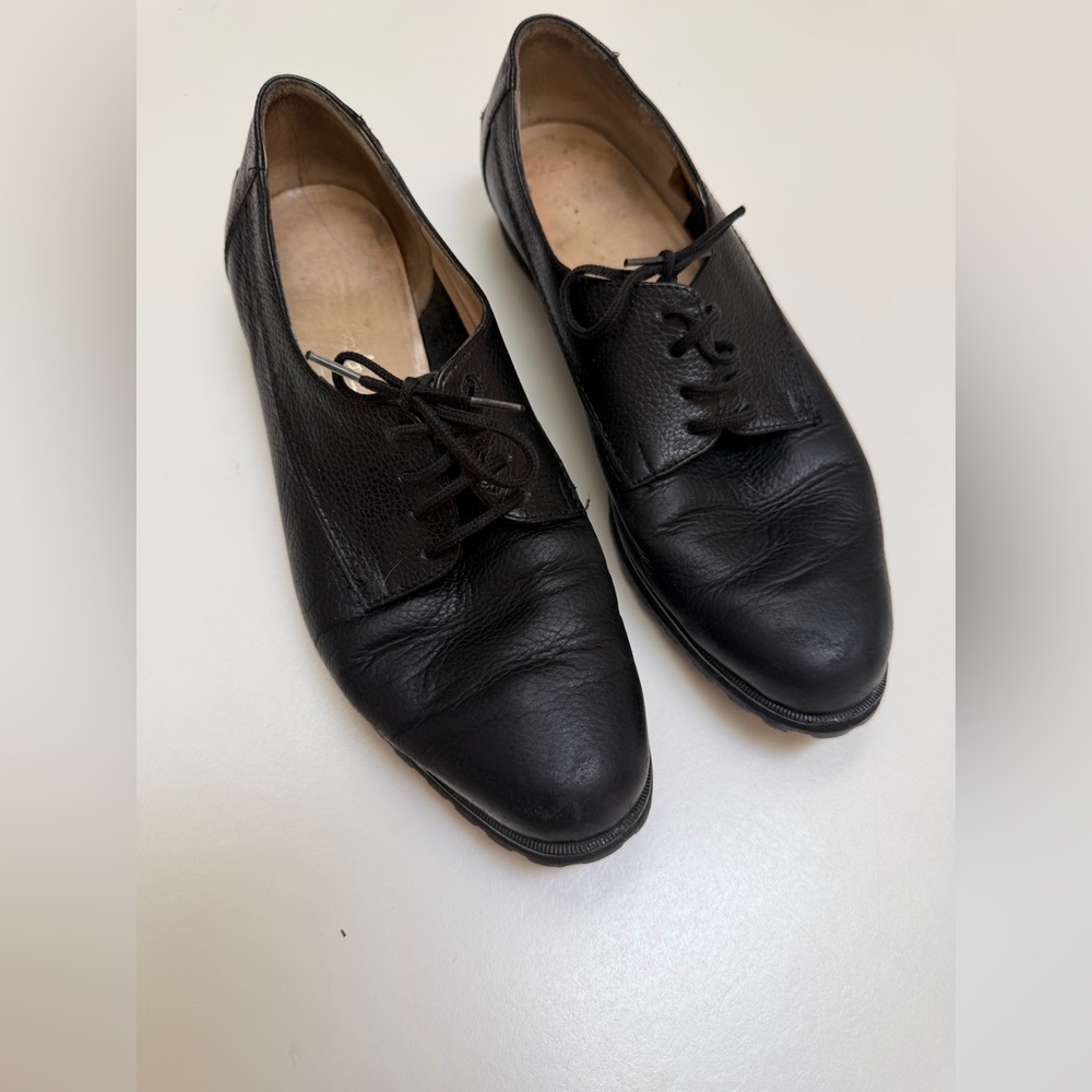 Salvatore Ferragamo Black Oxfords